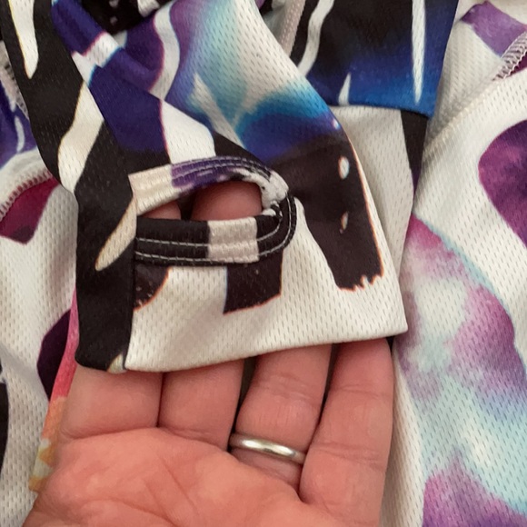 Volcom white multicolor nimbus ski boarding shirt vigor crew-SZ S - Picture 10 of 11